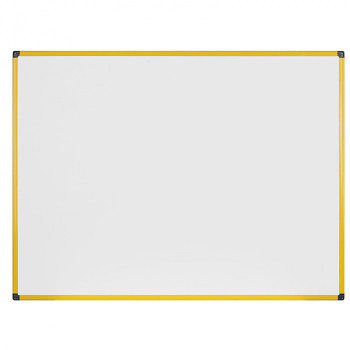 Magnetická tabule 1200x 900 mm, žlutý rám