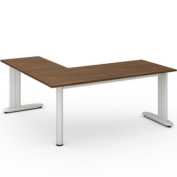 Stůl FLEXIBLE L, ořech, 1800x1800