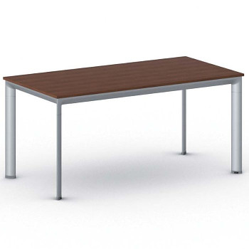 Jednací stůl 1600x 800x 740, třešeň, podnož šedá, INVITATION