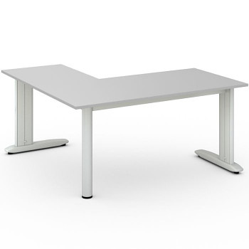 Stůl FLEXIBLE L, šedá, 1600x1600