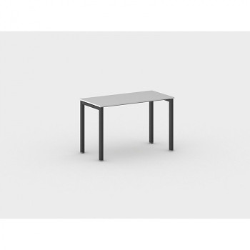 Jednací stůl 1200x 600x 750, šedá, podnož černá, SQUARE