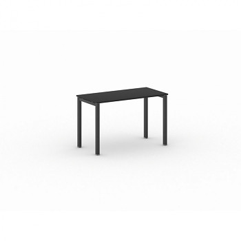 Jednací stůl 1200x 600x 750, antracit, podnož černá, SQUARE